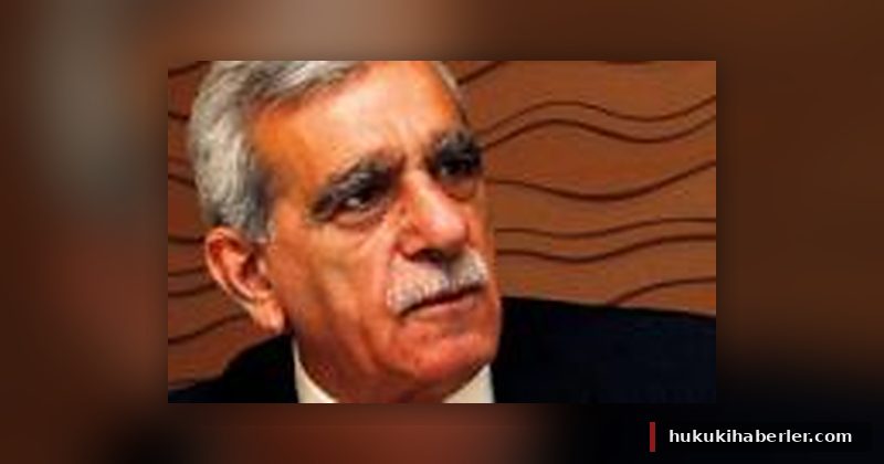 Ahmet Türk'ten Demokratik Siyaset Çıkışı
