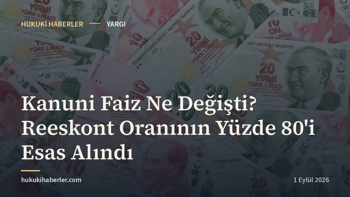 Kanuni Faiz Ne Değişti? Reeskont Oranının Yüzde 80'i Esas Alındı